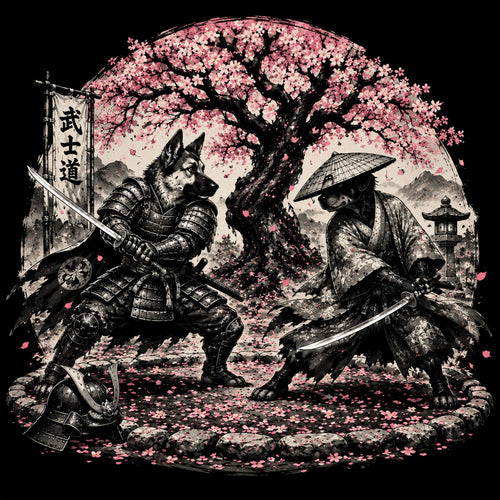 Bushido Blossoms: Canine Samurai